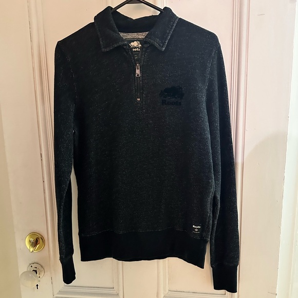 Roots sweater 1/2 zip Size S - Picture 11 of 11